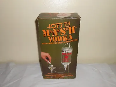 VINTAGE ORIGINAL 4077TH M*A*S*H MASH NO VODKA COMPLETE DISPENSING SYSTEM Drink • $59.99