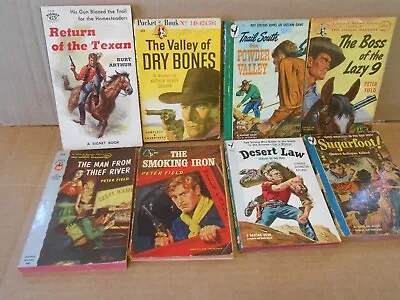Vintage Westerns Paperbacks Books Cowboys Arthur Gooden Field Kelland • $8