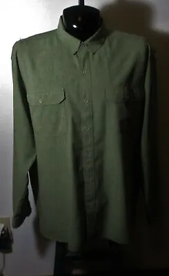 Men's TWELVE WEIGHT Green Long Sleeve Vented  Fishing  Shirt Size XL NWOT • $28