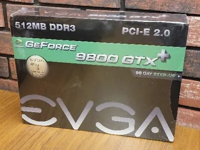 EVGA GeForce 9800 GTX+ 512MB GDDR3 (512-P3-N871-RR)  GPU Graphics Card - NOS • $179.99