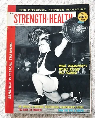 Sept. 1962 Strength & Health Magazine: A.a.u. Championships Mr. America Contest • $9.99
