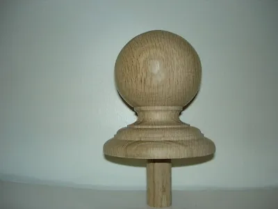 WOOD FINIAL UNFINISHED FOR NEWEL POST FINIAL OR CAP  Finial #3 • $26.95