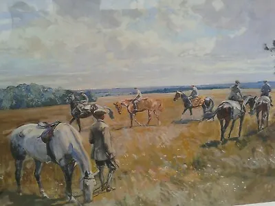 £120 • Buy Lionel Edwards (1878-1966) Ltd Ed Print Of Racehorses  Early Morning, Newmarket 