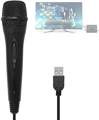 3M Wired USB Microphone For Nintendo SwitchWii UPS5PS4 3Xbox OneXbox 360PC • £11.99