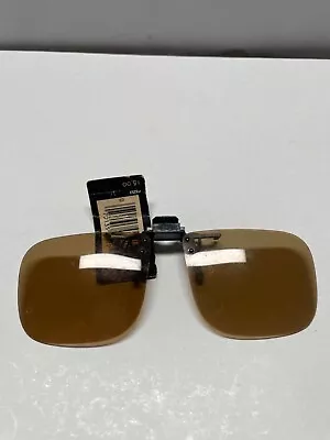 Vintage Foster Grant Clip On Sunglasses Brown Lense • $18.68