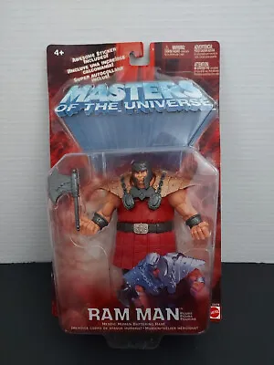RAM MAN MASTERS OF THE UNIVERSE  Mattel Red Outfit/Gold Armor NIP • $25