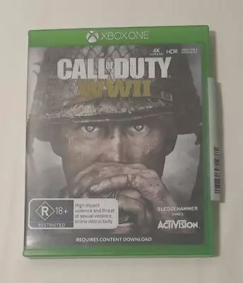 Call Of Duty: WWII Xbox One PAL Free Postage • $20.99