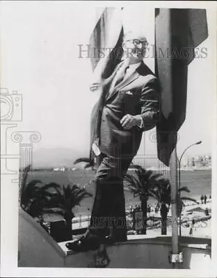 1962 Press Photo Harold Lloyd American Actor Comedian And Stunt Performer. • $24.88