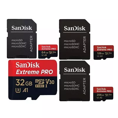 SanDisk Micro SD Card 32GB 256GB 512GB 1TB Class 10 Flash Memory Card SDHC SDXC • £8.45