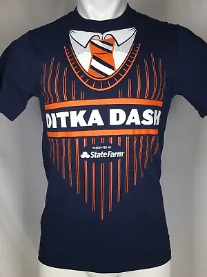 Ditka Dash Chicago Bears NFL Soldier Field Vest & Tie T-Shirt Men's SMALL • $5.39