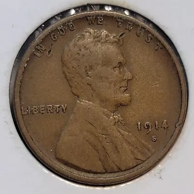 1914 S San Francisco LINCOLN CENT 11099 • $23.95