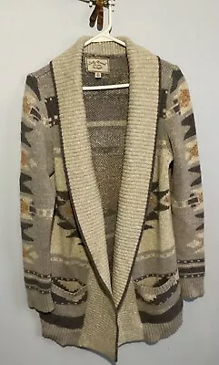 Lucky Brand Los Angeles Southwestern Sweater Cardigan Women’s XL • $14.99