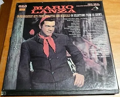 Mario Lanza In His Greatest Hits From Operettas & Musicals – RCA VCS-6192(e)  LP • $11.95