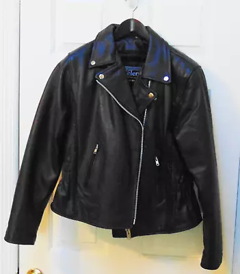 Preowned Unisex XELEMENT  Advanced Motorcycle Gear Black Leather Jacket XL • $79.99