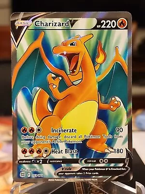 Charizard V 153/172 Brilliant Stars Holo Ultra Rare Full Art Pokemon Card NM • $24.99