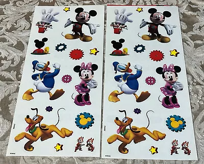 Main Street Wall  MICKEY & MINNIE MOUSE PLUTO DONALD WALL ART STICKERS/ DECALS 2 • $13.90