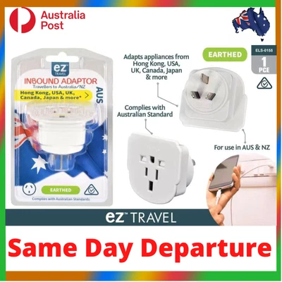 $13.94 • Buy Travel Adaptor Adapter Socket To Plug AU NZ To UK Singapore HK USA Japan Canada