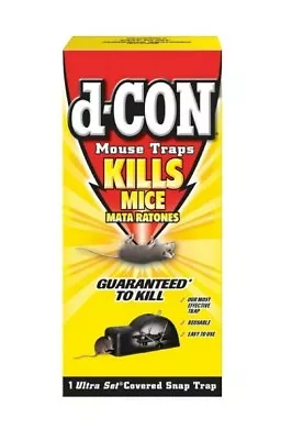 D-CON Reusable Covered Mouse Snap Trap 1 Trap • $20.28