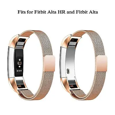 Fitbit Alta HR Replacement Wristband Watch Band Strap Bracelet Stainless Steel • $10.90