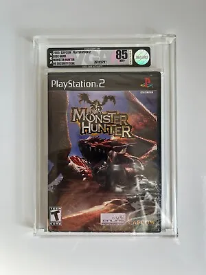 Original Monster Hunter 2005 Sony PlayStation 2 Black Label New VGA 85 Not WATA • $485
