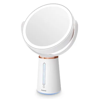 Makeup Mirror Double Sided 1X 10X Magnifying Mirror With LED Lights Rechargeable • £27.99
