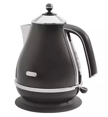 $108 • Buy Delonghi Icona Classic Kettle 1.7L KBO2001BK Black Brand New