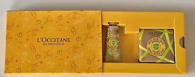 LIMITED L'Occitane BERGAMOT Light Hand Cream 5% Shea Butter Bar Soap Travel Set  • $15.95