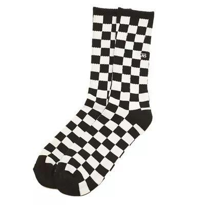 Vans Ticker Sock 7-10US In Black Checkerboard-  -Black • $14.95