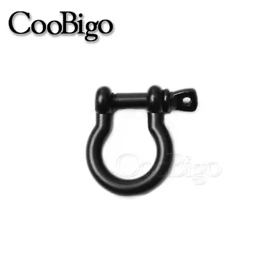 1X Zinc Alloy D/Bow Shackle Screw Pin Parachute 550 Cord DIY Paracord Bracelet • $1.64