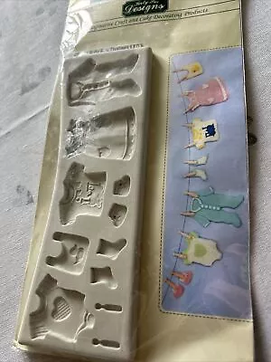Katy Sue Baby Clothes Washing Line Mould NEW • £9.99