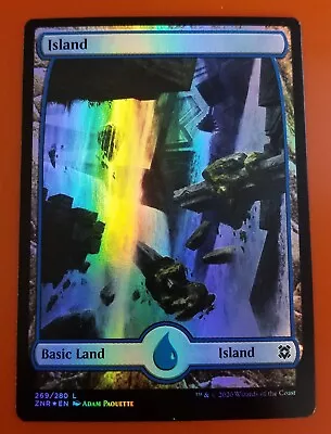 1x Island | FOIL Full Art 269/280 | Zendikar Rising | MTG Magic Cards • $2.50