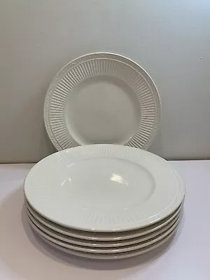 Mikasa Italian Countryside 6 Dinner Plates 11 1/4” Ivory Stoneware DD900 • $68.77