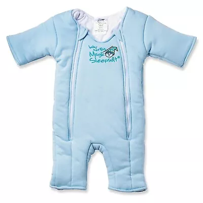 Magic Sleepsuit Baby Sleep Merlin's 100% Cotton Baby Transition Blue 3-6 Months • $29.99