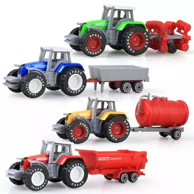 $12.25 • Buy Alloy Engineering Vehicle Model Tractor Toy Car Model Car Toy Gift For Kids