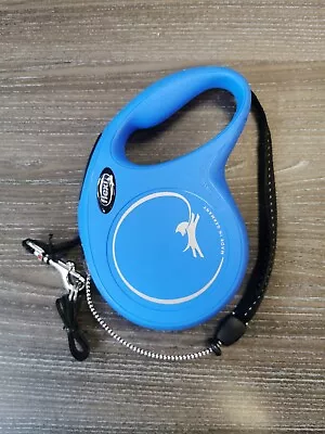 Flexi Classic Blue 8m Cord Extendable Dog Lead Medium. Max 20kg. Without Box. • £7