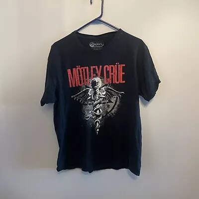 MOTLEY CRUE T-shirt Licensed DR FEELGOOD Global Brand Size Large L Black • $9.04