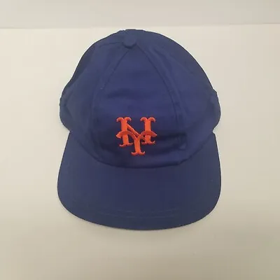 Vintage New York Mets MLB Fitted Blue Hat Size Medium MLB Promo Co. • $21.95