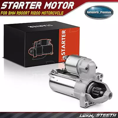 Starter Motor For BMW HP2 Enduro HP2 Sport R1200GS R1200R 1.2KW 12V CCW 9Teeth • $59.99