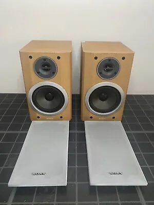 £22.99 • Buy Sony SS-CMD373 Book Shelf Speakers 6 Ohms Pair X 2 - Tested & Working - Set Of 2