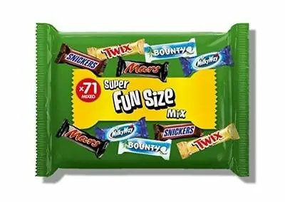 Super Fun Size Mix Chocolate X 71 Pack Snickers Mars Bounty Twix Milky  Way-free • £14.99