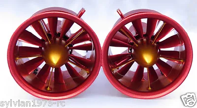 1 Pair JP Hobby Full Metal Dynamic 70mm 12 Blades EDF 2250kv 6S Balanced @2.6 Kg • $319.99