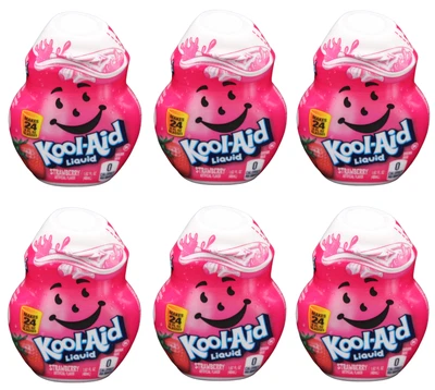 £24.49 • Buy Kool-Aid Liquid Strawberry Concentrate Water Drink Mix Enhancer (6 Bottles)