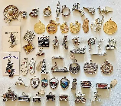 California Vintage Charms Sterling Silver & Gold Fill Choice • $28.95