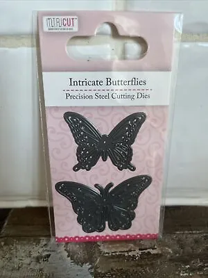 Hobbycraft Butterfly Die Cutter Set Of 2 Card Making Crafts Intricut • £2