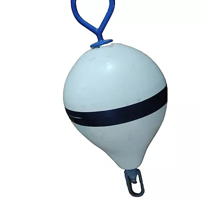 Polyform Cm-2 Mooring Buoy Cm Series / White With Blue Stripe / New • $139