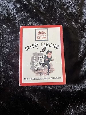 Cheery Families. Marks And Spencer 125th Anniversary Card Game *SEALED* • £5.99