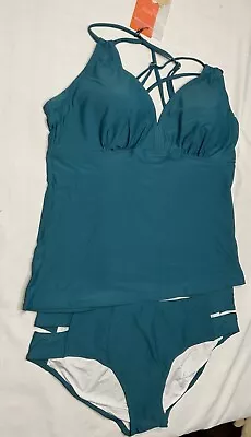 NWT GRND Bandeau Tankini 2 Piece Swimsuit • $10