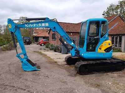 Kubota KX155-3SZ 5 Ton Excavator In Good Working Order • £11000