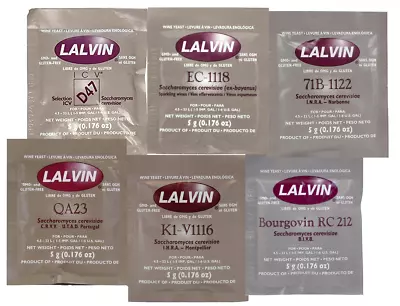 £4.45 • Buy LALVIN - Sachet 5g  - Wine Cider Sparkling Champagne Yeast - P&P UK Home Brewing