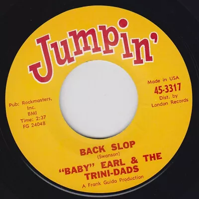 Pounding 1964 Ska Garage Soul BABY EARL Back Slop JIMMY & STAN 7  Re. 45 HEAR • £13.50